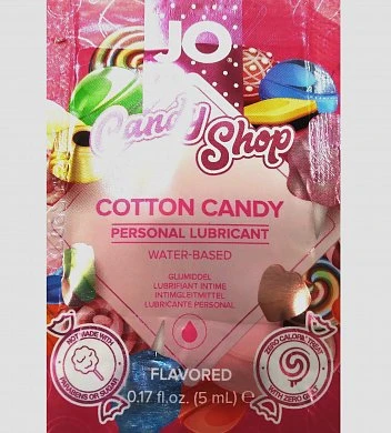Съедобный лубрикант Candy Shop Сахарная вата 5 мл — купить в секс-шопе LoveDoctor