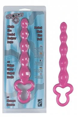 Втулка анальная розовая Clover Anal Rod 18 см — фото 3