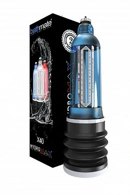 Гидронасос для увеличения члена Bathmate Hydromax X40 Blue 35 см — фото 8