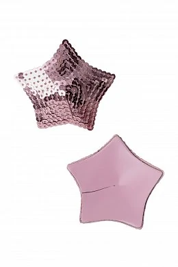 Пэстисы Erolanta Lingerie Collection в форме звезд розовые — фото 5