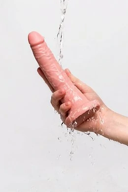 Фаллоимитатор 7" COCK на присоске телесный — фото 16