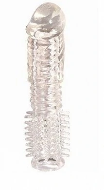 Мини-вибратор Vibrating Glans с насадкой прозрачный 15,5 см — купить в секс-шопе LoveDoctor