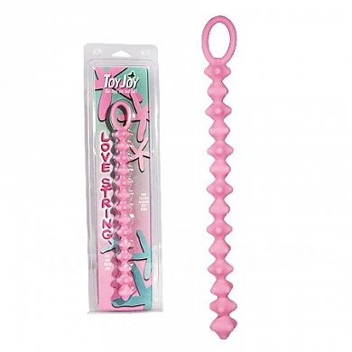Цепочка силиконовая розовая Love String — купить в секс-шопе LoveDoctor