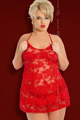 Комбинация и стринги кружевные красная XXL — купить в секс-шопе LoveDoctor