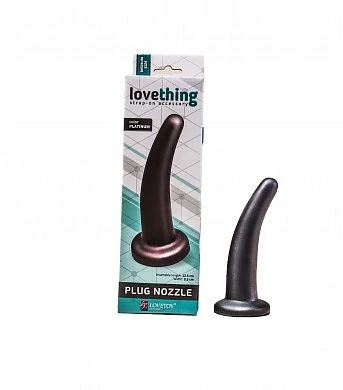 Анальная втулка Plug Nozzle Lovetoy черная 12,5 см — купить в секс-шопе LoveDoctor