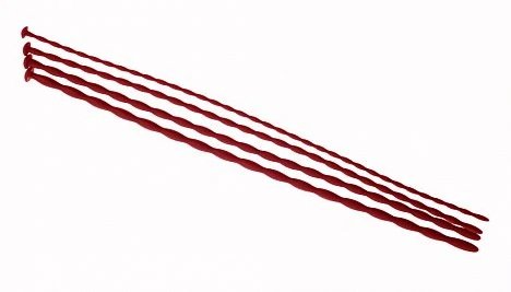 Набор уретральных зондов Toyfa Black&Red красный 30 см — фото 2