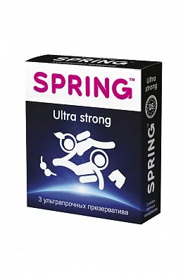Презервативы Spring ультрапрочные № 3 шт — купить в секс-шопе LoveDoctor