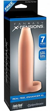 Насадка Fantasy X-tensions Real Feel Enhancer XL телесная — купить в секс-шопе LoveDoctor