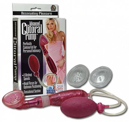 Помпа женская с вибрацией  для клитора Сlitoral Pump — купить в секс-шопе LoveDoctor
