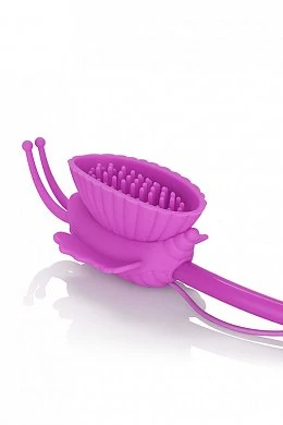 Помпа клиторальная с вибрацией ADV Butterfly Clit Pump Pink — фото 6