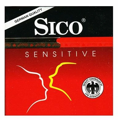 Презерватив Sico Sensitive контурные 3 шт — купить в секс-шопе LoveDoctor