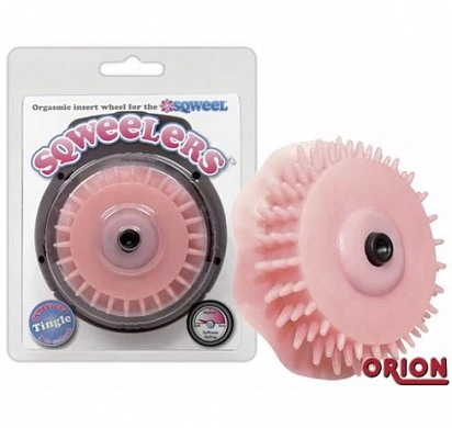 Нежное силиконовое сменное кольцо с небольшими шипиками.