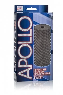 Мастурбатор Apollo Reversible Premium Masturbator Twist двусторонний серый — купить в секс-шопе LoveDoctor