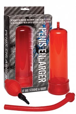 Помпа красная 19 см Penis Enlarger Red — купить в секс-шопе LoveDoctor