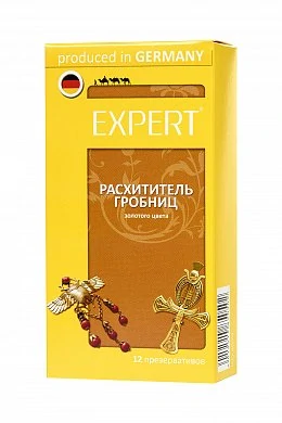Презервативы Expert ''Расхититель гробниц'' золотые 12 шт — фото 2