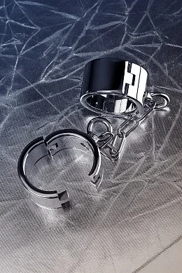 Наручники широкие Toyfa Metal серебристые — фото 11