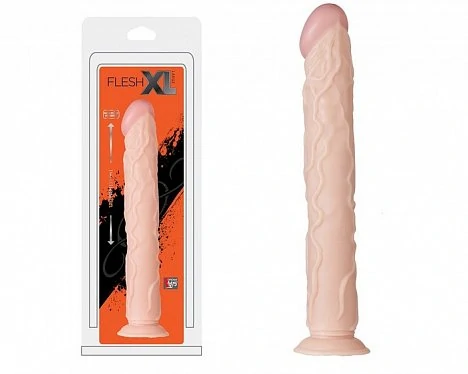 Фаллоимитатор реалистичный с присоской FLESHXL 13 INCH 33 см — фото 4