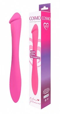 Двухсторонний стимулятор Cosmo розовый 22,5 см — купить в секс-шопе LoveDoctor