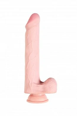 Фаллоимитатор Pipedream King Cock с мошонкой телесный 33 см — фото 6