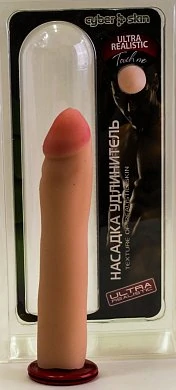 Фаллоудлиннитель из киберкожи 16 см — купить в секс-шопе LoveDoctor