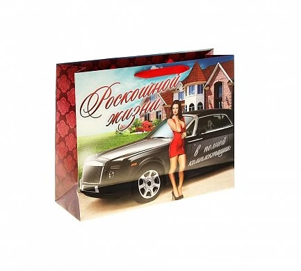 Подарочный пакет "Роскошь" 37*29 см — купить в секс-шопе LoveDoctor