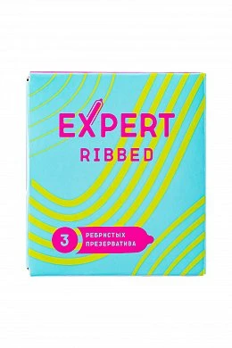 Презервативы Expert Ribbed ребристые №3 — фото 3