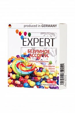 Презервативы Expert ''Безумное ассорти'' ароматизированные 3 шт — фото 2