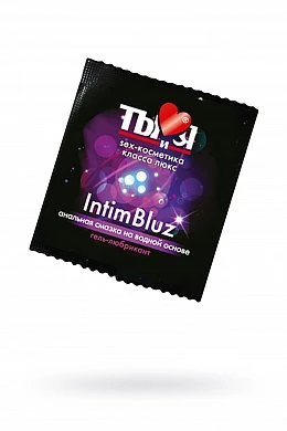 Анальный гель-любрикант Intim bluz 4 г — купить в секс-шопе LoveDoctor