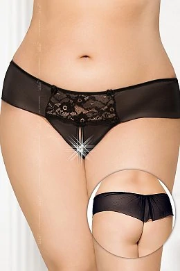 Трусы женские черные XL — купить в секс-шопе LoveDoctor