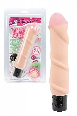 Вибратор 16 см лав клон 10 функций Snake Grip — купить в секс-шопе LoveDoctor