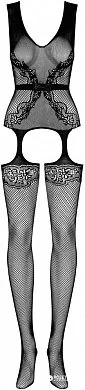Боди-комбинезон Bodystocking F217 Obsessive черный XL/XXL — фото 2