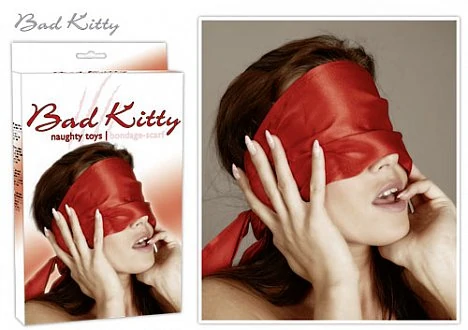 Повязка Bad Kitty Bondage Scarf red — купить в секс-шопе LoveDoctor