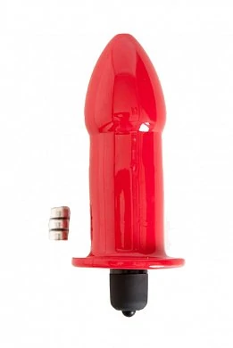 Вибровтулка 10,5 см длиной. Цвет: красный.