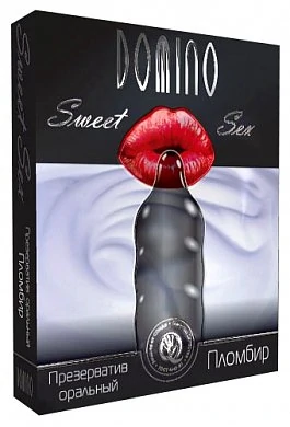 Презервативы для орального секса со вкусом пломбира Domino 3 шт — фото 2