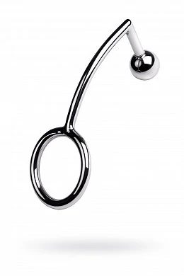 Насадка с анальной втулкой Toyfa Metal серебристая S — купить в секс-шопе LoveDoctor