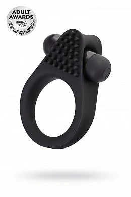 Виброкольцо на пенис A-Toys Brid черное — купить в секс-шопе LoveDoctor