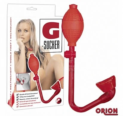 Клиторальный стимулятор G-Sucker красный — купить в секс-шопе LoveDoctor