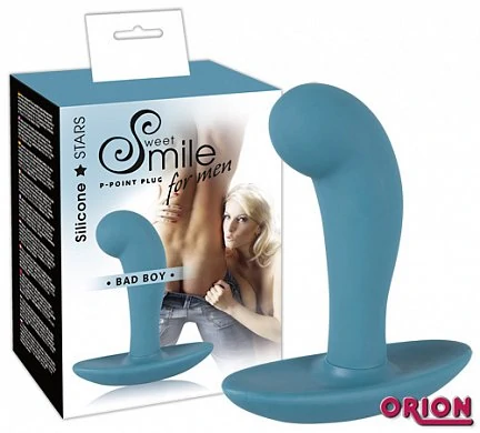 Массажер простаты SMILE BAD BOY голубой — купить в секс-шопе LoveDoctor