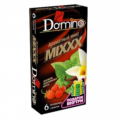 Презервативы Domino "Ароматный микс" 6 шт — купить в секс-шопе LoveDoctor