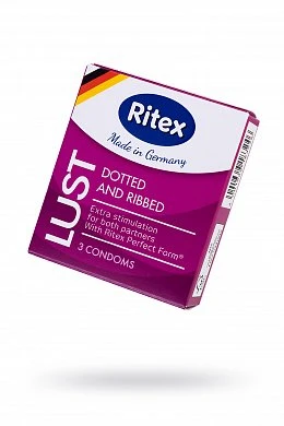 Презервативы Ritex рифленые с пупырышками №3 — купить в секс-шопе LoveDoctor