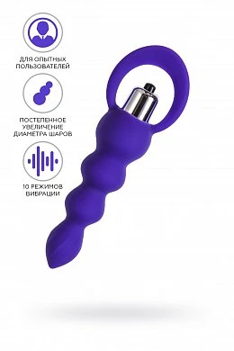 Анальная вибровтулка ToDo Twisty фиолетовая 14 см — купить в секс-шопе LoveDoctor