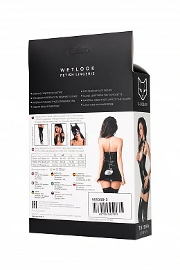 Платье Glossy Trisha из материала Wetlook XL — фото 6