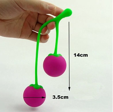 14-3-5cm-Women-Silicone-Cherry-Kegel-Vagina-Exercise-Balls-Masturbation-Massager-Vibrator
