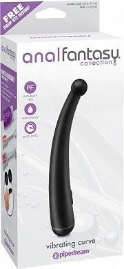 Вибратор анальный Vibrating Curve черный — купить в секс-шопе LoveDoctor