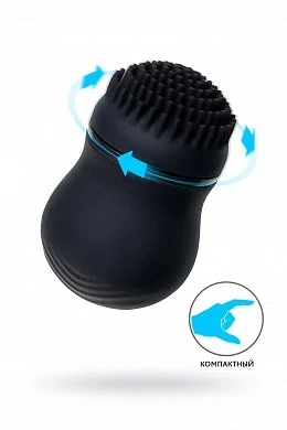 Стимулятор клитора PPP Brush Roter черный 5,5 см — купить в секс-шопе LoveDoctor