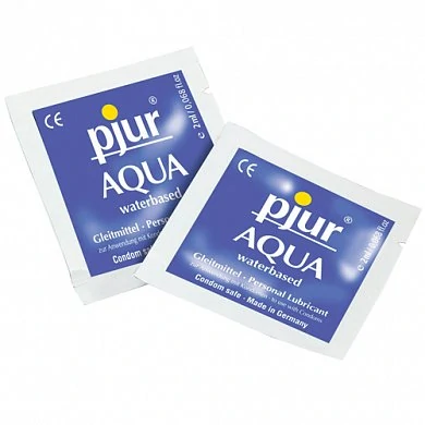 Увлажняющий лубрикант pjur AQUA 1,5 мл — купить в секс-шопе LoveDoctor