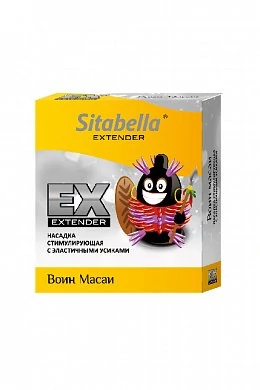 Насадка стимулирующая Sitabella Extender Воин Масай 1 шт — фото 2