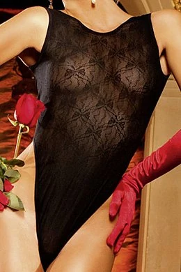 Боди черный Spanish OS 42-46 — купить в секс-шопе LoveDoctor