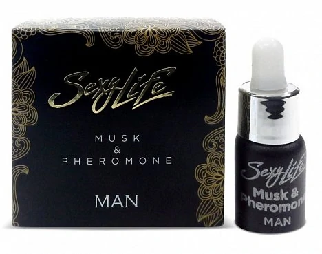 Ароматическое масло с феромонами для мужчин Sexy life Musk & Pheromone 5 мл — фото 2