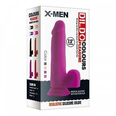 Фаллоимитатор X-Men фиолетовый 18,5 см — купить в секс-шопе LoveDoctor